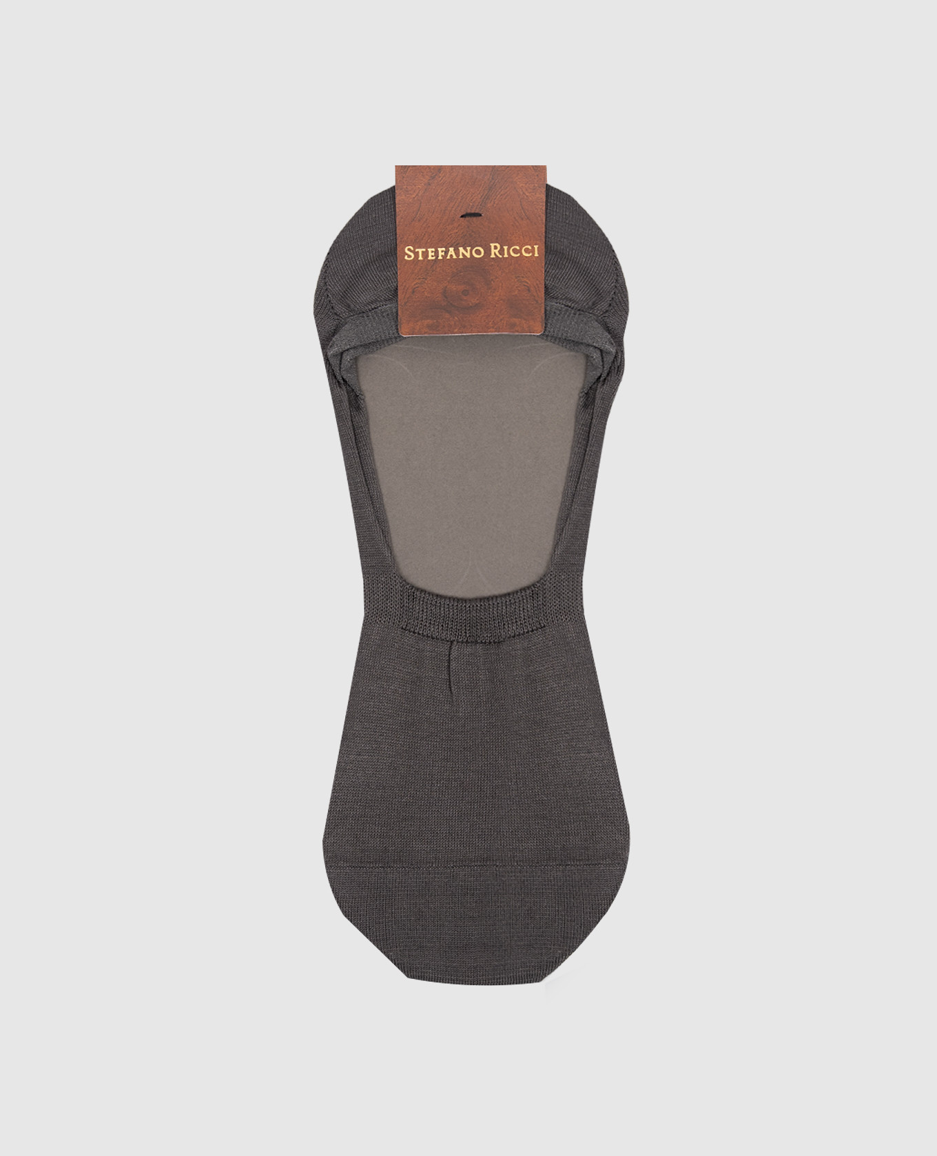 Серые носки-следы с принтом логотипа