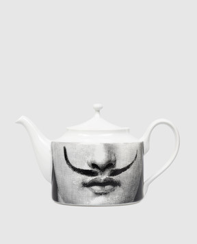 Fornasetti Білий порцеляновий чайник Tema e Variazioni P22X445