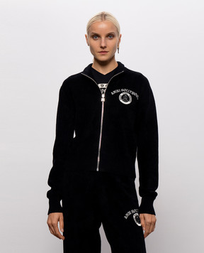 AMIRI Черная спортивная куртка с вышивкой логотипа AW426KN022