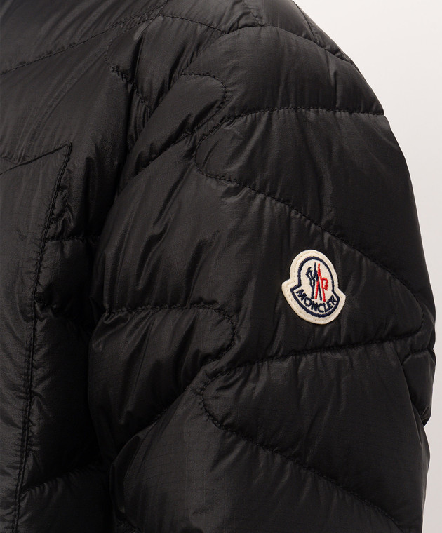 Moncler Черная пуховая куртка Tidone L20911A00087597SN изображение 5