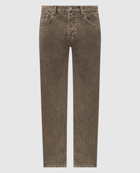 Trussardi Джинсы цвета хаки с вышивкой эмблемы P404HG04954NMJ390D80