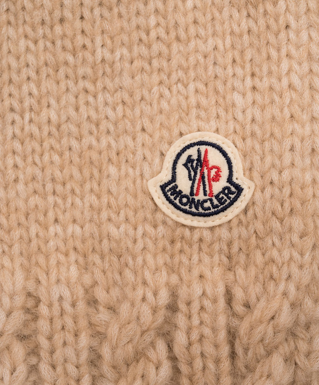 Moncler Бежевий шарф з вовною альпаки L20933C00003N0403 зображення 3