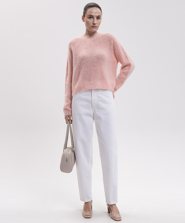 Max Mara Розовый свитер CAMPALE с шерстью MSTCAMPALE изображение 2