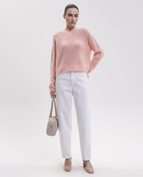 Max Mara Рожевий светр CAMPALE з вовною MSTCAMPALE