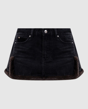 Alexander Wang Черная джинсовая юбка мини 4DC4265907