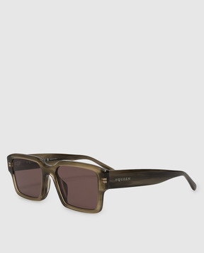 Alexander McQueen Зеленые очки A009S5J0749