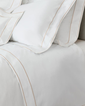 Fazzini Білий комплект постільної білизни ISOLA з вишивкою ISLCOCO240X220Q0