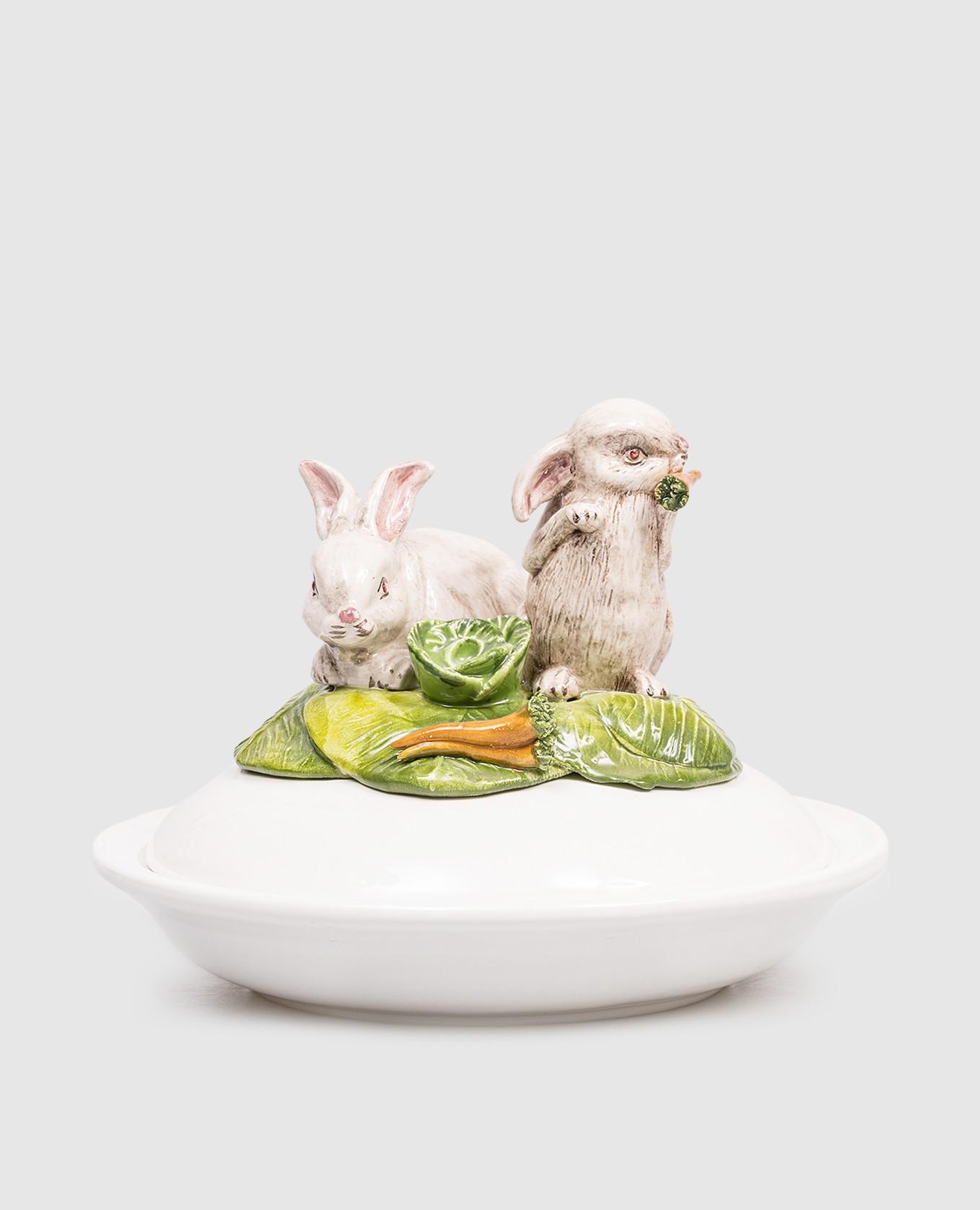 

Тарелка для супа с крышкой White Rabbits, Белый, Посуда