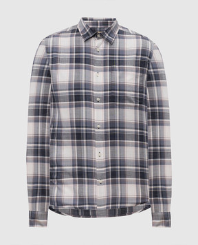 Woolrich Синя сорочка в клітинку CFWOSI2023MRUT5321