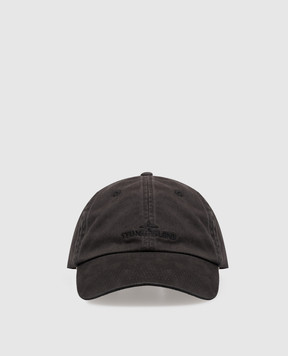 Stone Island Черная кепка с вышивкой логотипа L2S159100007S0106