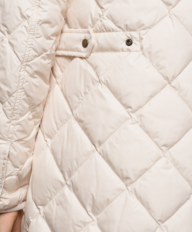 Woolrich Бежевий стьобаний пуховик CFWWOU2198FRUT2635 зображення 5