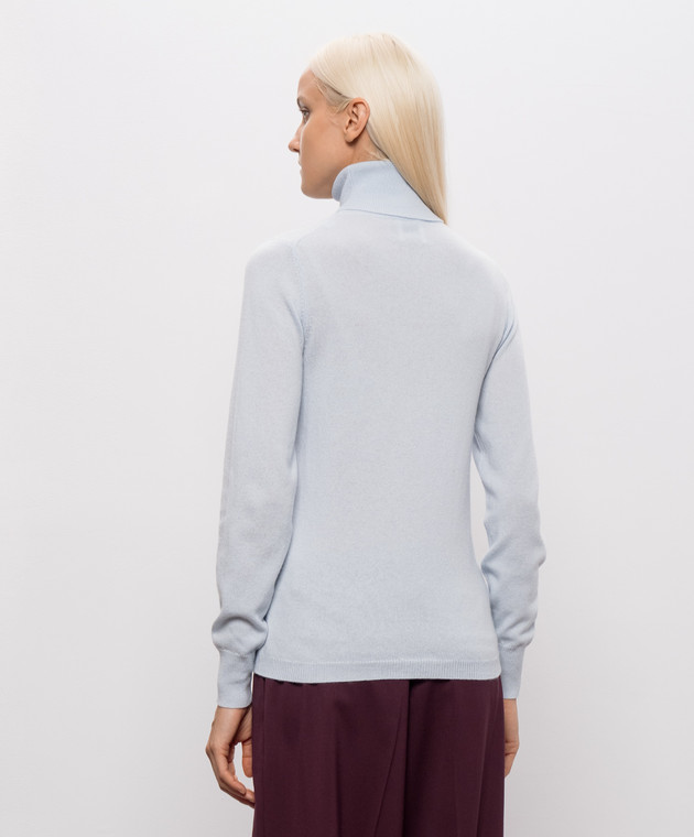 Allude Блакитний гольф з вовни та кашеміру 26517013 зображення 4