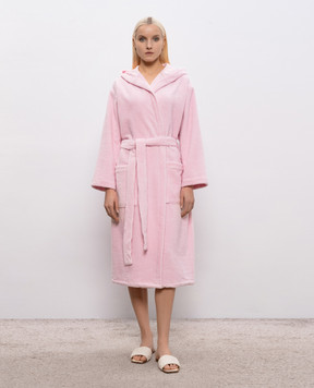 Symbol Home Рожевий махровий халат з капюшоном BAMBOOSPONGEBATHROBE