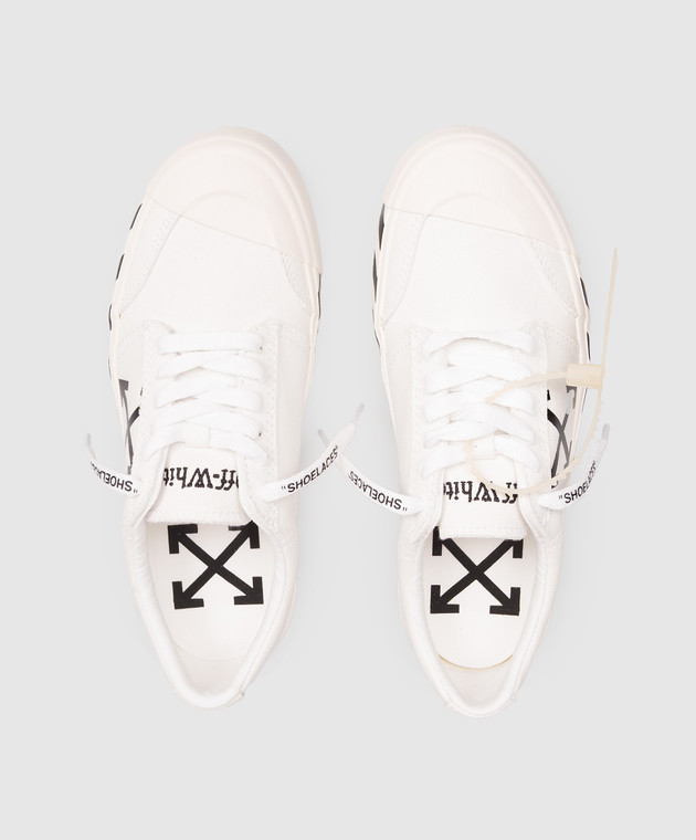 Off-White Белые кроссовки Vulcanized Undercut OWIA28QC99FAB001 изображение 4