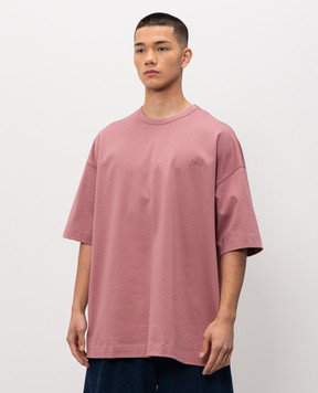 Juun.j Рожева футболка Metamorphosis з принтом JC6342P25X