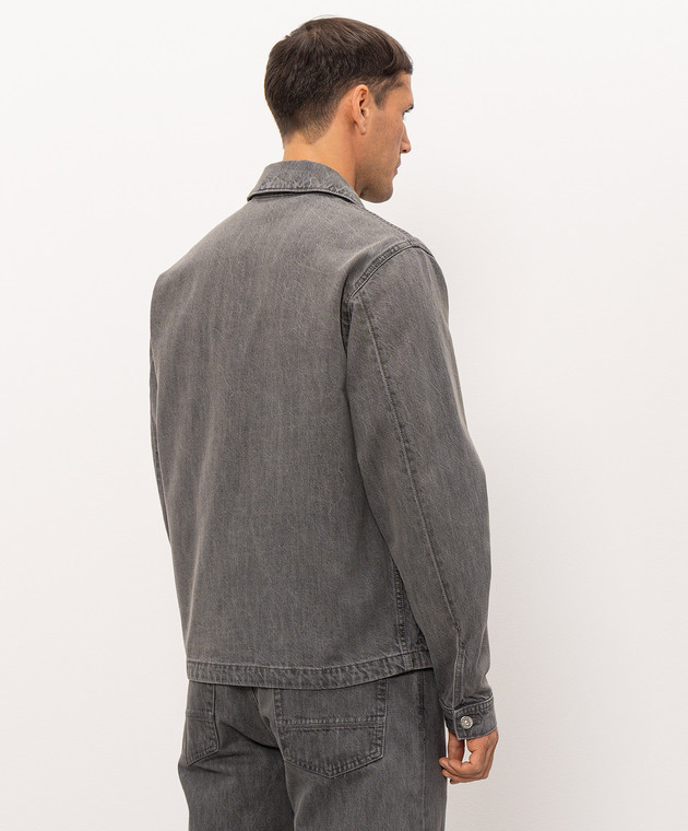 Stone Island Сіра джинсова куртка L2S144100006S0J35 зображення 4