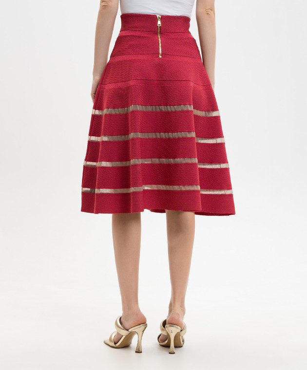 Balmain Рожева спідниця GF0LD545KJ75 зображення 3