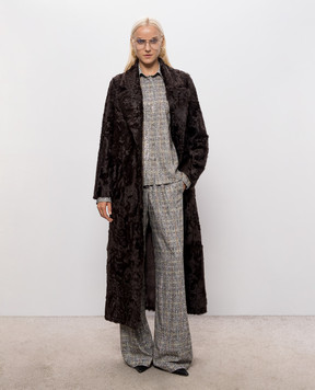 Ermanno Scervino Бежевые брюки с кристаллами D492P352CTWEK