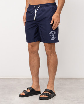 Stefano Ricci Сині шорти для плавання M6B6200040DFC001