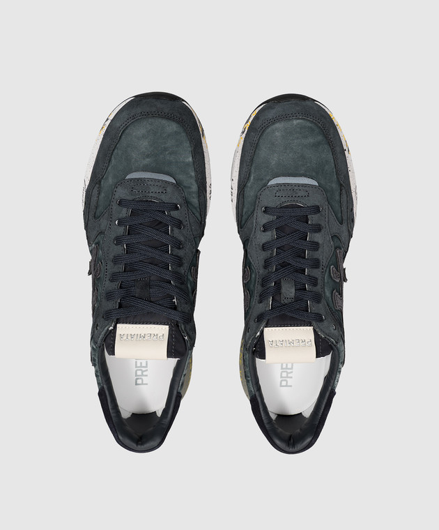 Premiata Синие комбинированные кроссовки Mick 0.1 MICK01 изображение 4