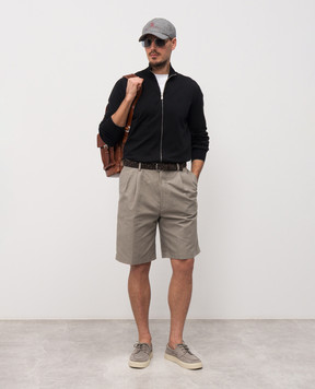 Brunello Cucinelli Белая футболка с принтом M0B138517