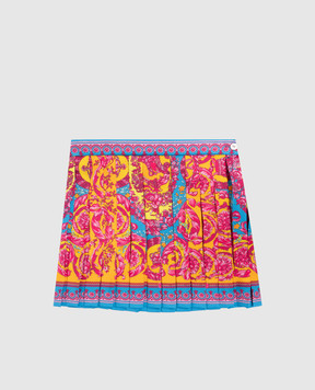 Versace Дитяча спідниця в принт Electric Barocco 10181291A16903