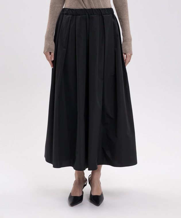 Max Mara Weekend Чорна спідниця міді IEFEBO WKIEFEBO зображення 3
