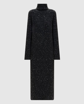 The Row Сіра сукня Melani з кашеміру 10423Y632