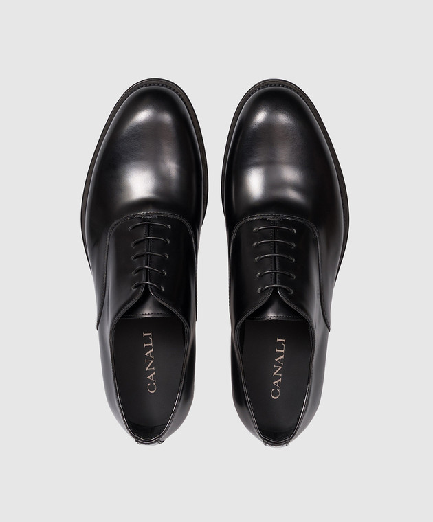 Canali Черные кожаные оксфорды RA01347621547 изображение 4