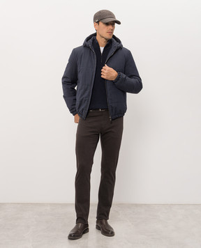 Cashmere&Whiskey Синя куртка з вовни 6600955304