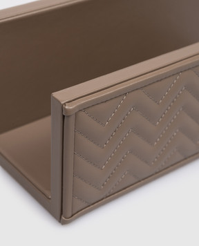 Giobagnara Коричнева шкіряна підставка для листів DSPPTSRV24