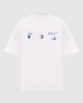 Off-White Белая футболка Bacco Arrow 44MAA120F26J018