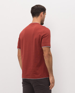Brunello Cucinelli Терракотовая футболка M0B137427