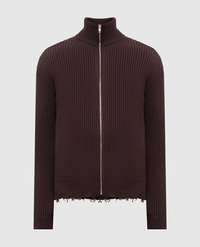 Maison Margiela MM6 Коричневий кардиган SH0AM0021M13039