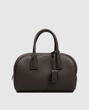 Saint Laurent Коричневая кожаная сумка Boston 851694AAF20