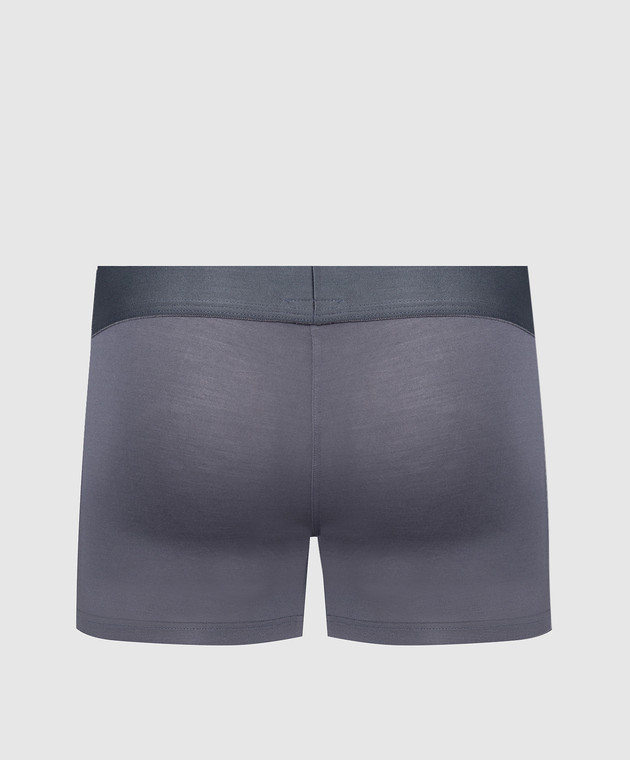 Zimmerli Синие трусы-боксеры с логотипом 7001343571 изображение 2