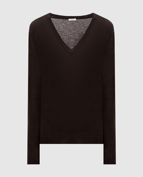 JOSEPH Коричневый пуловер Cashair из кашемира JF009540