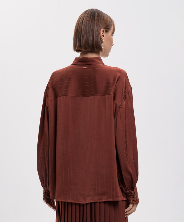 Twinset Теракотова сорочка 262TP2125 зображення 4