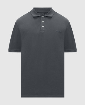 Woolrich Серое поло с вышивкой логотипа CFWOPO0065MRUT1483