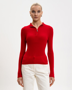 Max & Co Червоний джемпер з вовни з логотипом MCOMOSCHEA