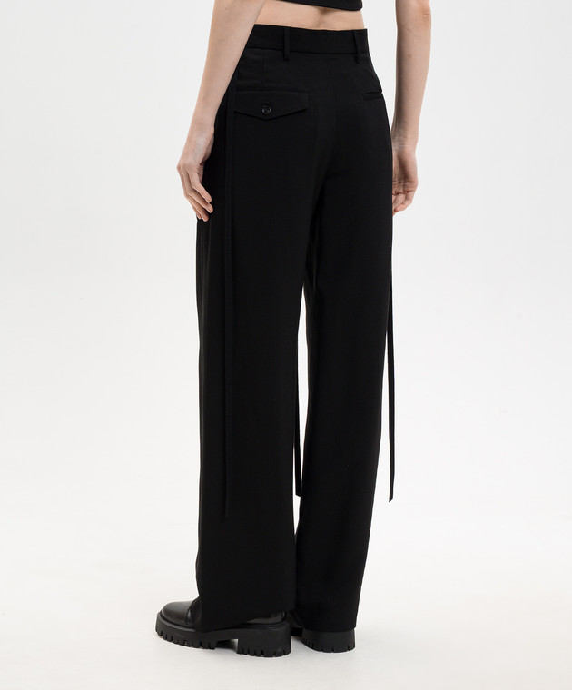 Ann Demeulemeester Чорні штани Anneke B0010192FA558 зображення 4