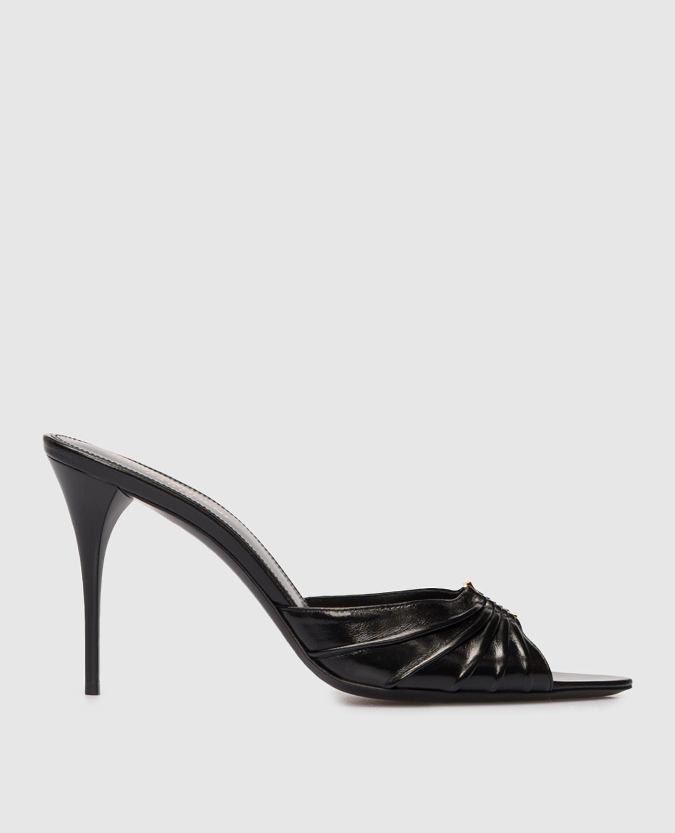 

Черные кожаные мюли BABYLONE, Черный, Мюли