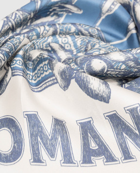 Alemais Біла хустка Villa Romantica із шовку 6629A