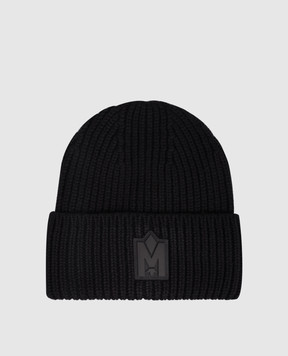 Mackage Чорна шапка JUDE з вовною JUDEMZ