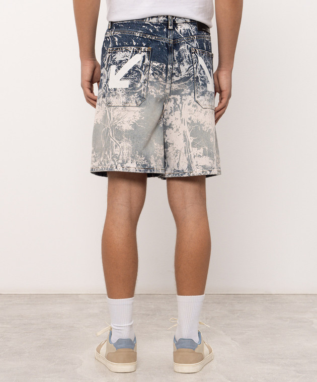 Off-White Джинсовые шорты City Nature 44MYC02CF26D002 изображение 4