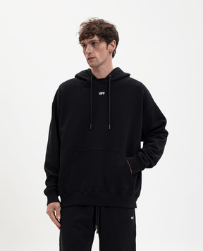 Off-White Черные худи с эмблемой Paint Arrow 44MBB085S26F00K