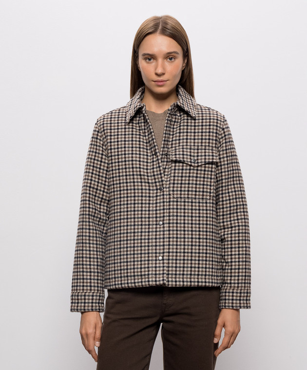Woolrich Пухова куртка в клітинку CFWWOS2028FRUT3046 зображення 3