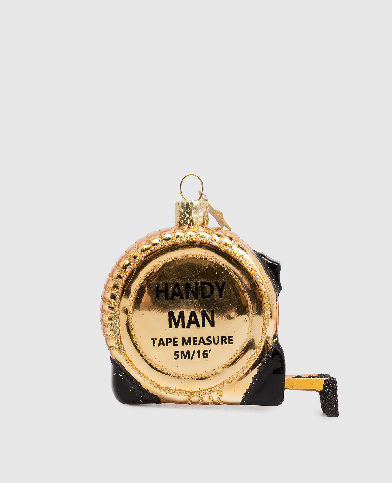 

Золотистая елочная игрушка Tape Measure, Золотистый, Елочные украшения
