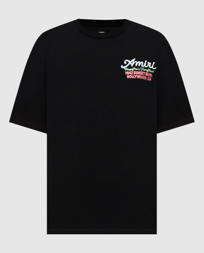 AMIRI Чорна футболка NEON LIGHTS AMJYTE1244