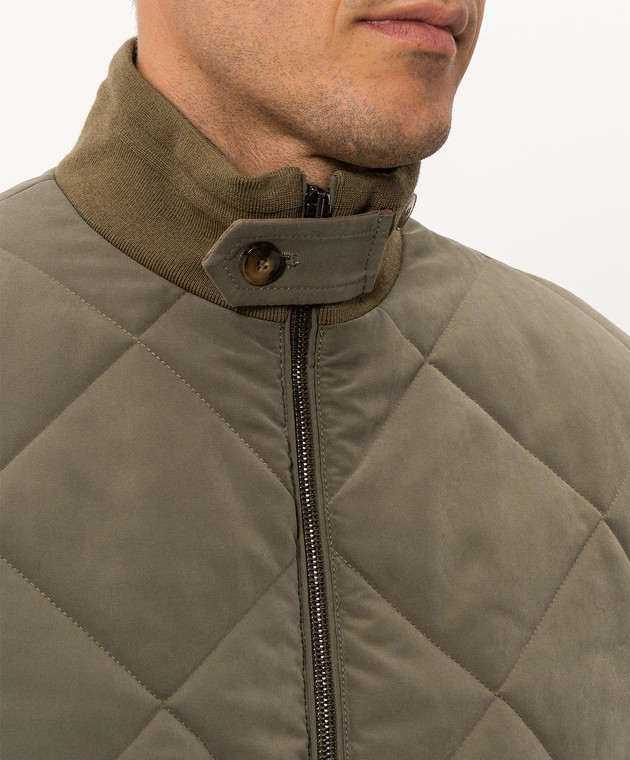 Canali Куртка цвета хаки SG03522O41122 изображение 5